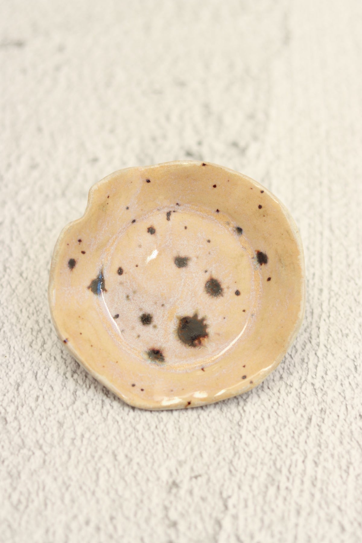 45. Small Round Dish Cream Spot