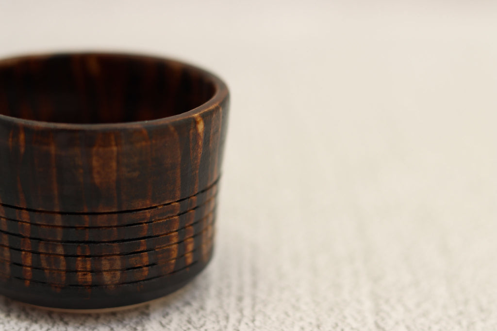 66. Ribbed Bowl Tiger Stripe