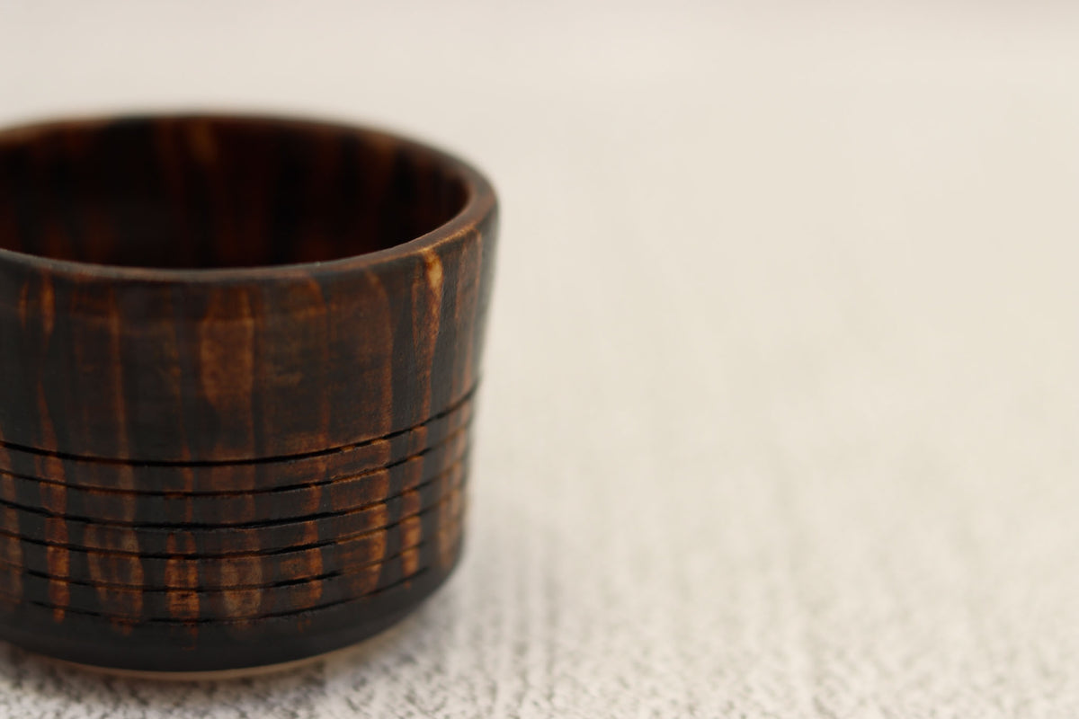 66. Ribbed Bowl Tiger Stripe