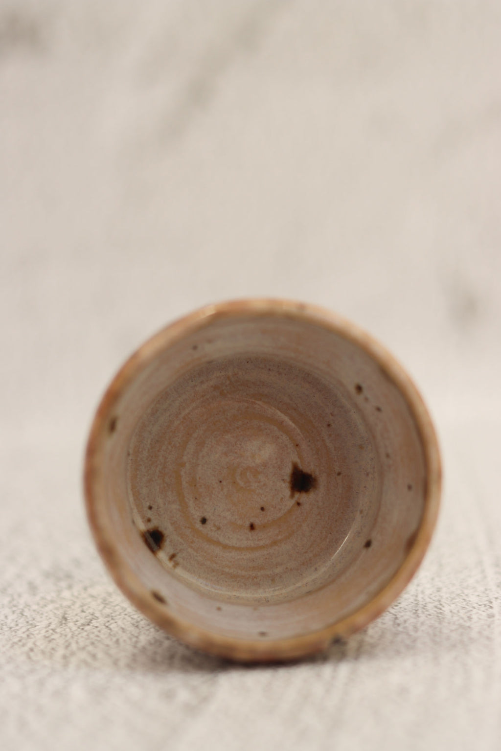 65. Footed Bowl White Opal