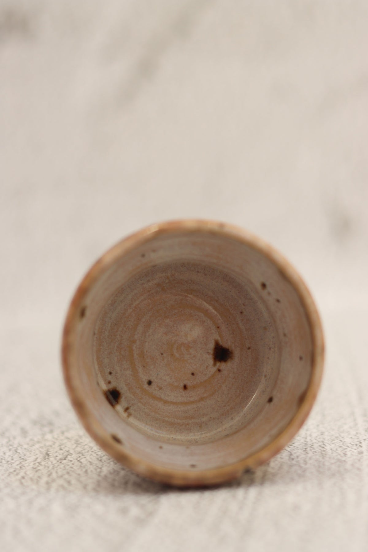 65. Footed Bowl White Opal