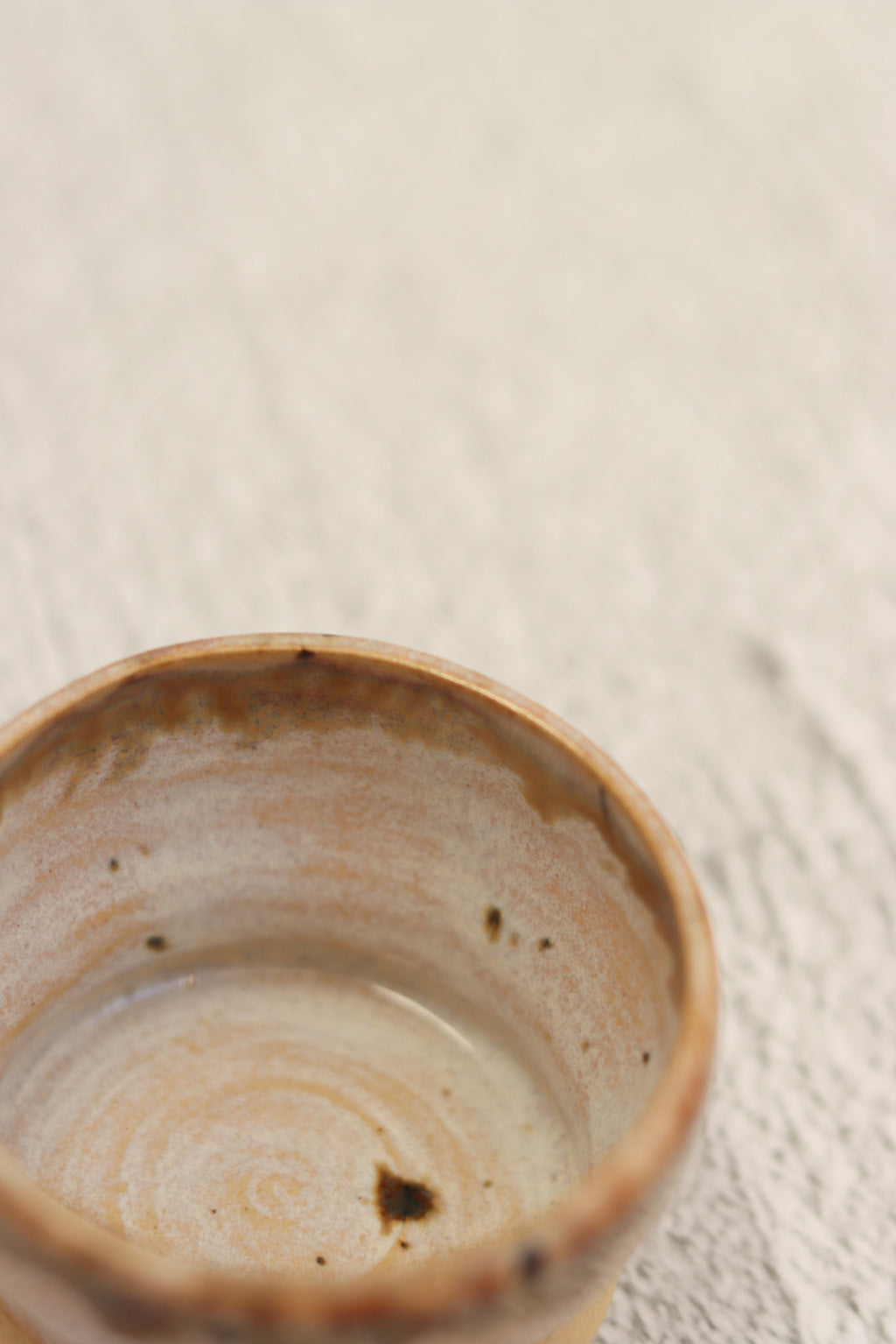 65. Footed Bowl White Opal