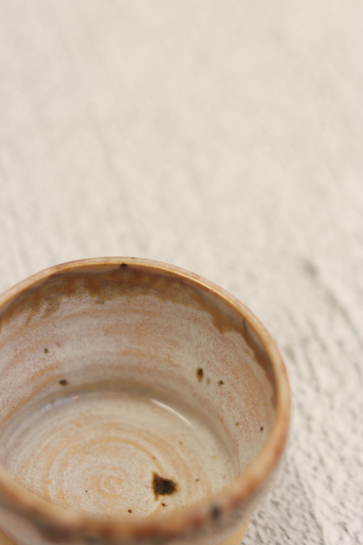 65. Footed Bowl White Opal