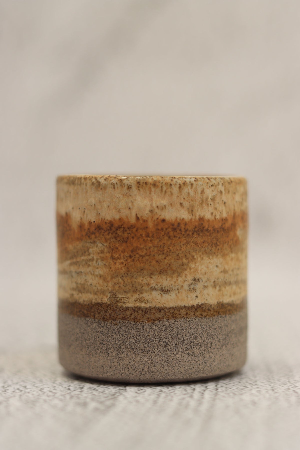 53. Straight Side Espresso Cup Brown Ombre