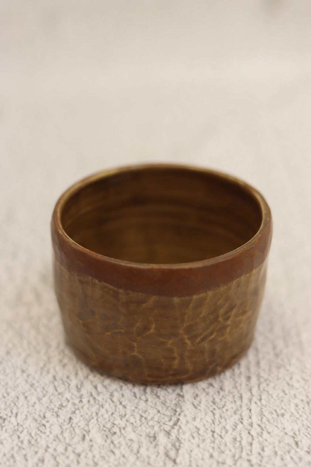 67. Rock Effect Bowl Khaki