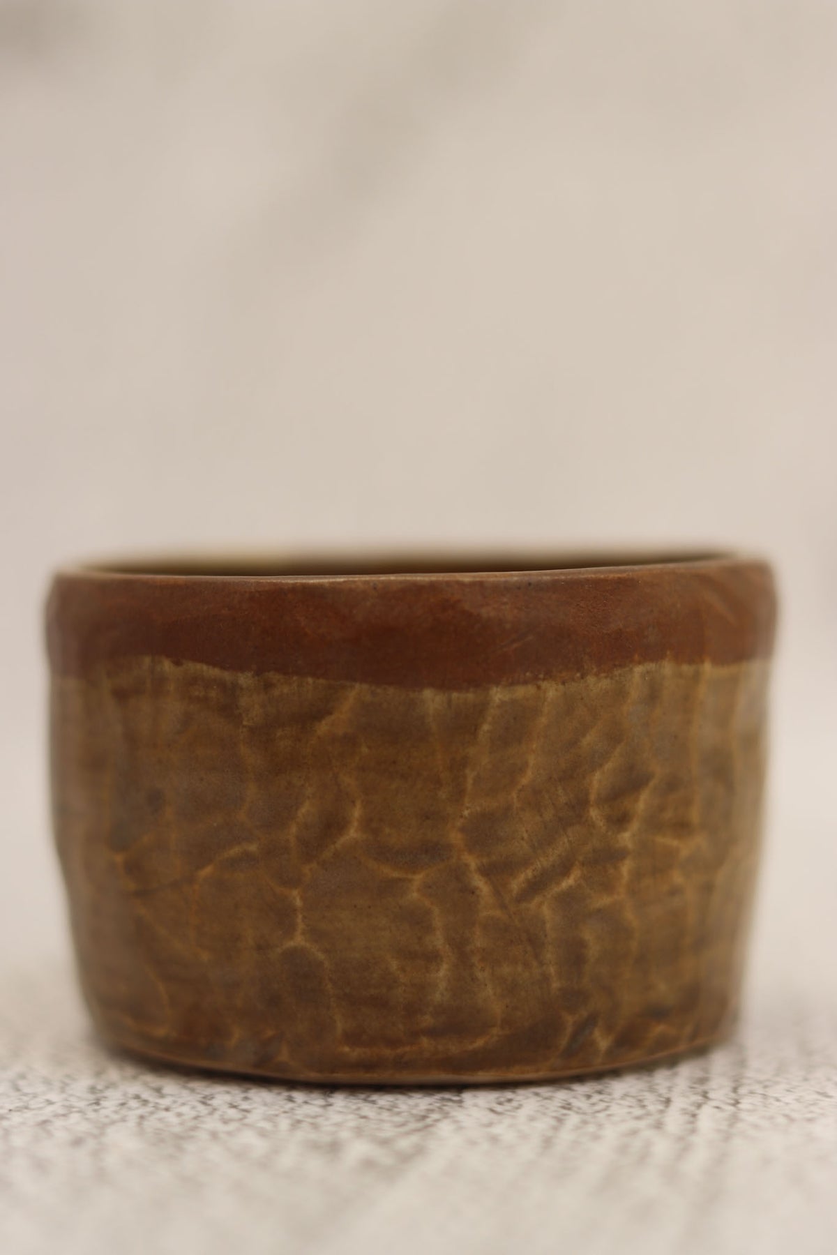 67. Rock Effect Bowl Khaki