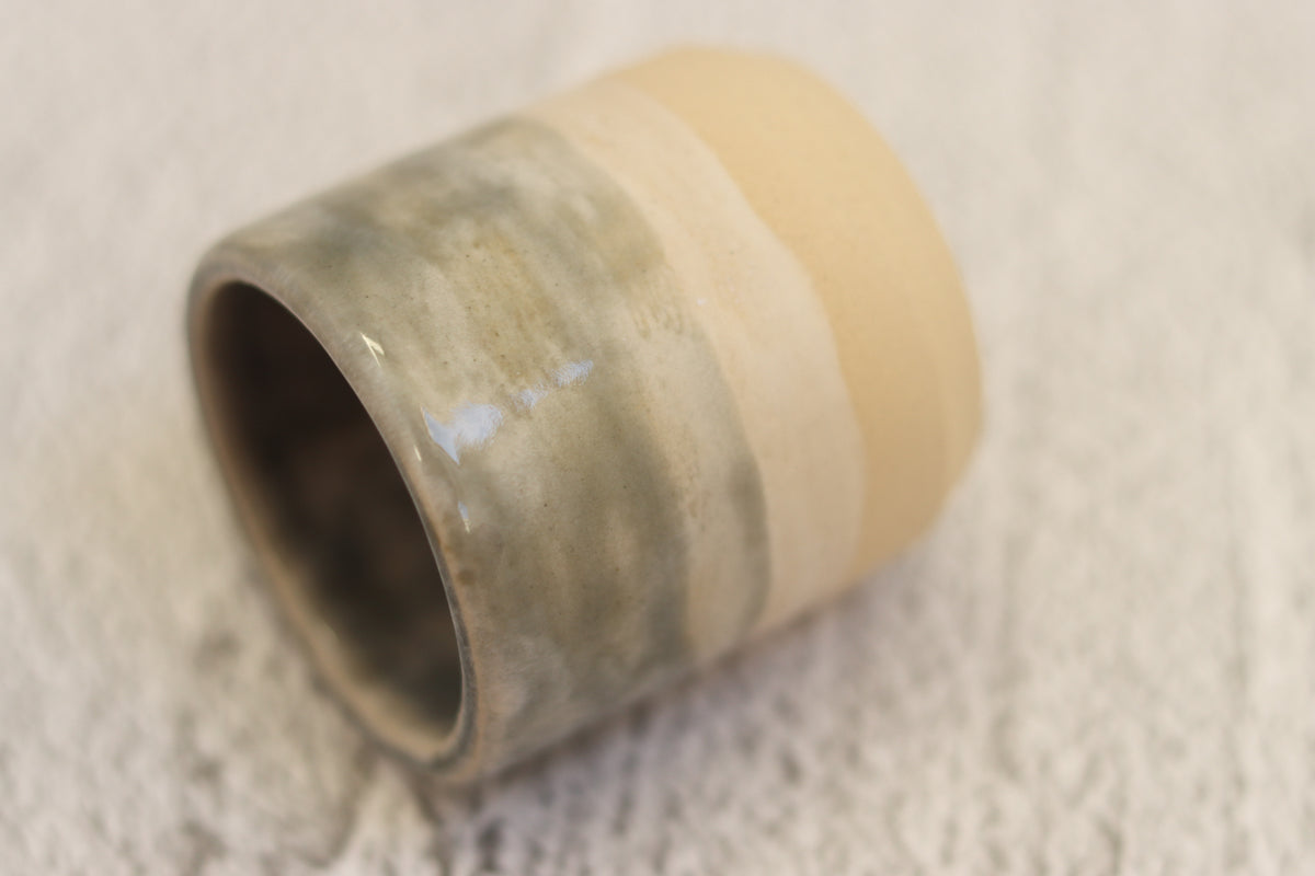 48. Straight Side Espresso Cup Blue-Grey