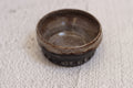 132. Black clay dip bowl