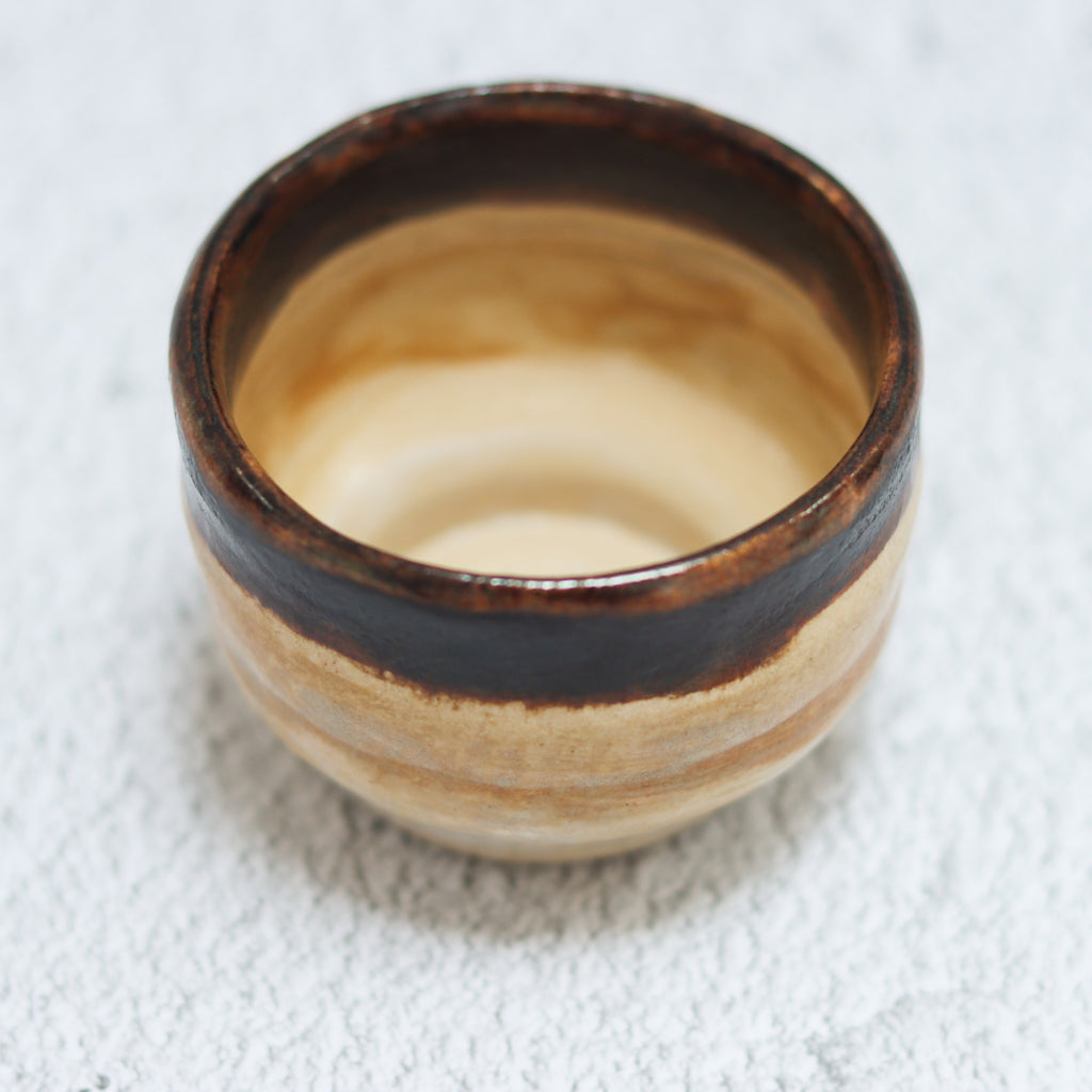 27. Footed Cup Stripe