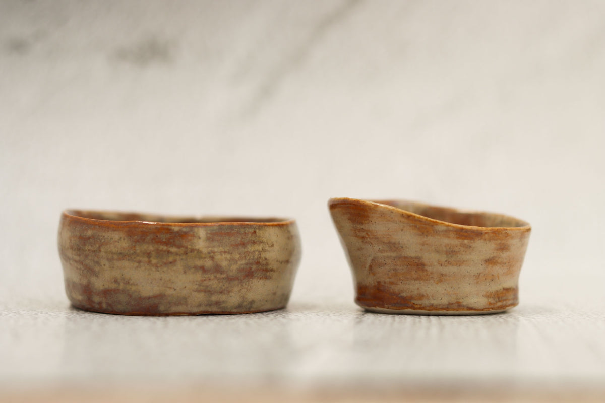 SECONDS. Set of 2 Bowls Brown