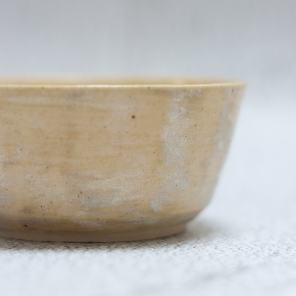 14. Large Dip Bowl Cream Spot
