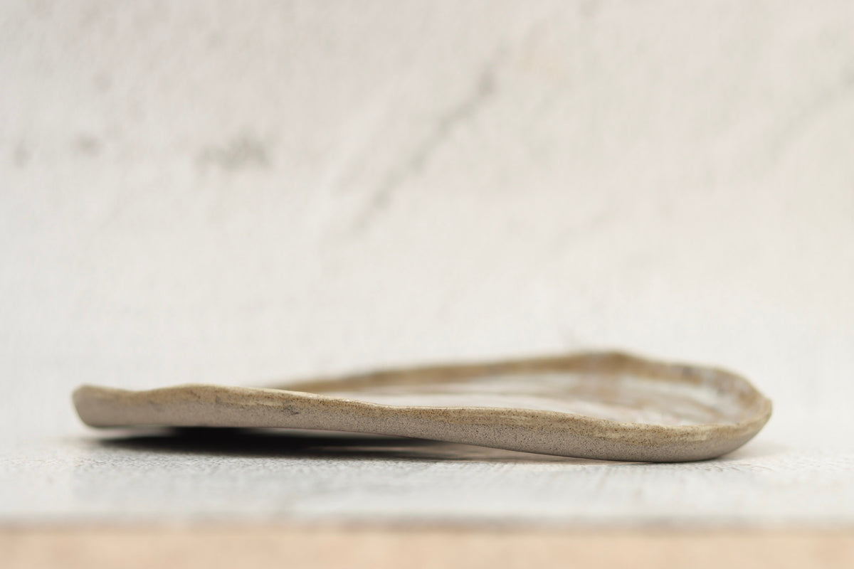 SECONDS. Oval Platter Grey Spot