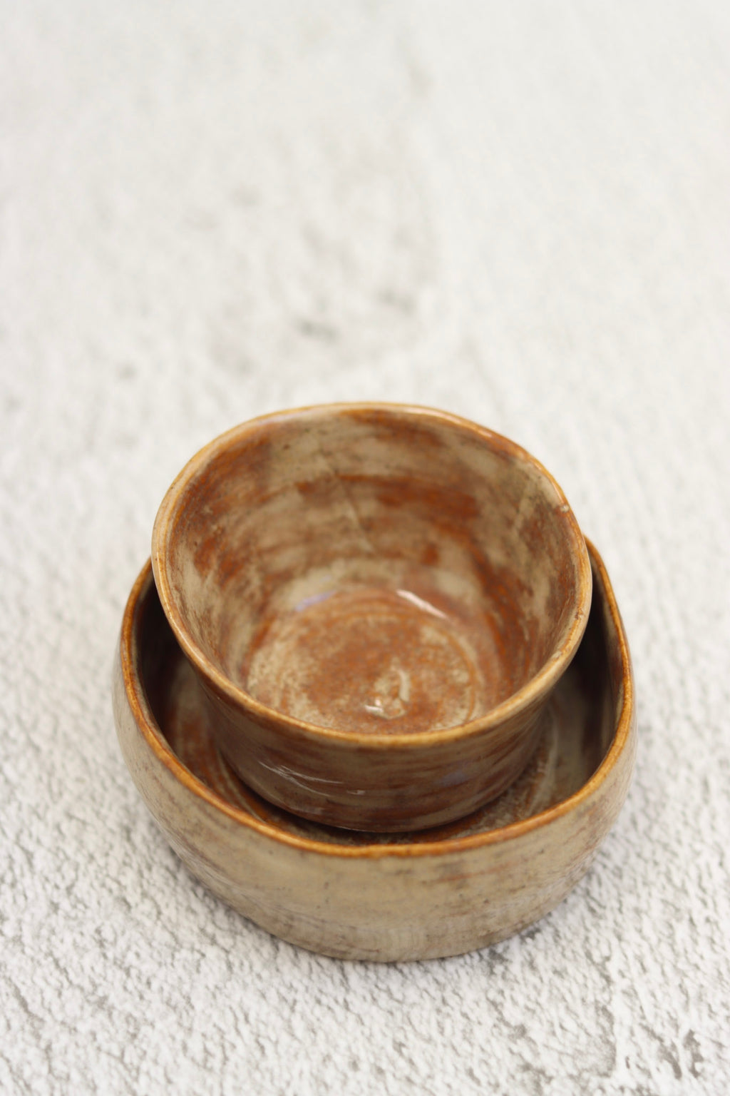 SECONDS. Set of 2 Bowls Brown