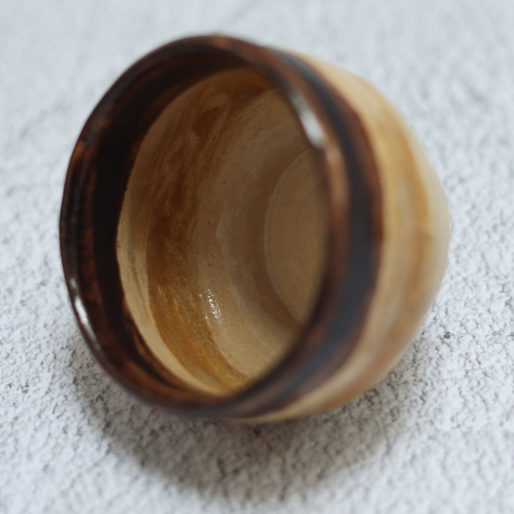 27. Footed Cup Stripe