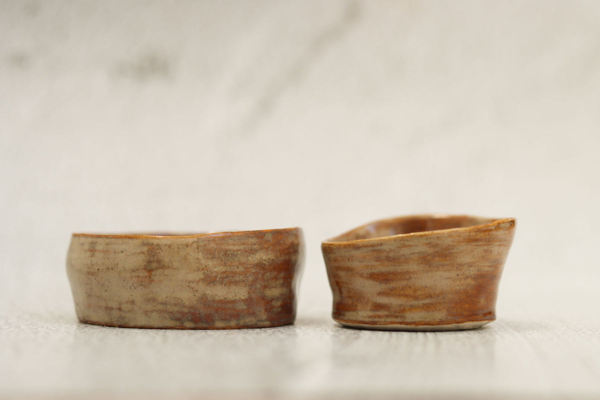 SECONDS. Set of 2 Bowls Brown