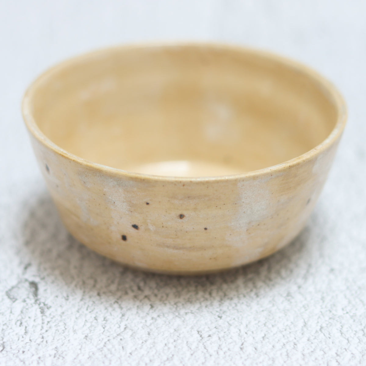 14. Large Dip Bowl Cream Spot