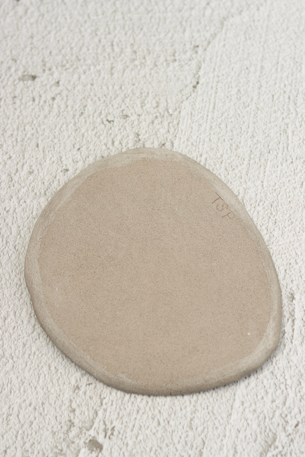 SECONDS. Small Platter Grey Khaki