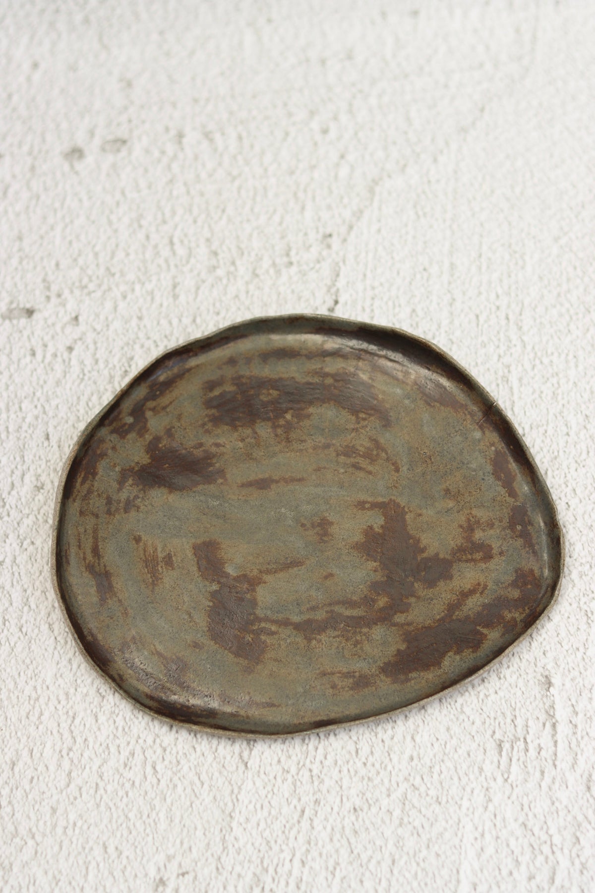 SECONDS. Small Platter Grey Khaki